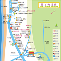 墾丁街道圖